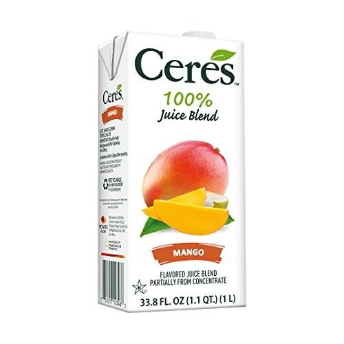 Ceres Mangue – Jus de Fruits 100% à Base de Concentré, 1L