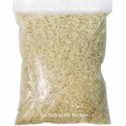 Riz Brun Naturel – Emballage Transparent, Qualité Intégrale, 1 kg