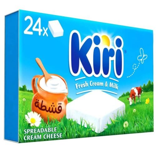 Kiri – Fromage à tartiner nature, 24 portions crémeuses