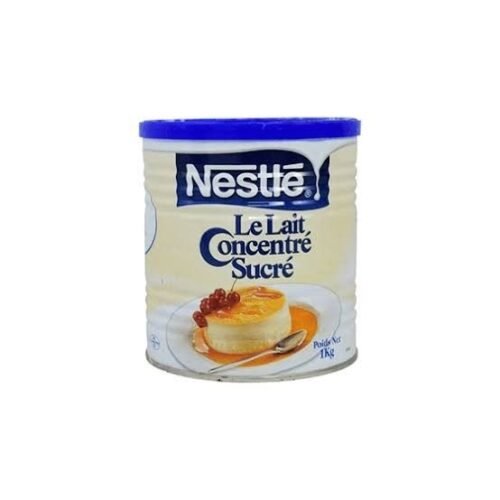 Nestlé – Lait concentré sucré 1kg, douceur gourmande pour vos desserts faits maison