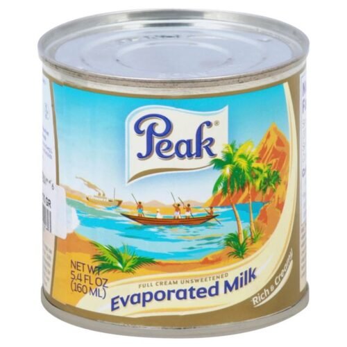 Peak – Lait concentré non sucré, entier et crémeux, goût authentique
