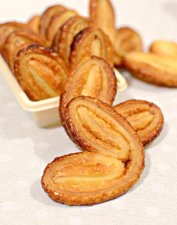 Palmiers x4 - Feuilletés croustillants au sucre caramélisé