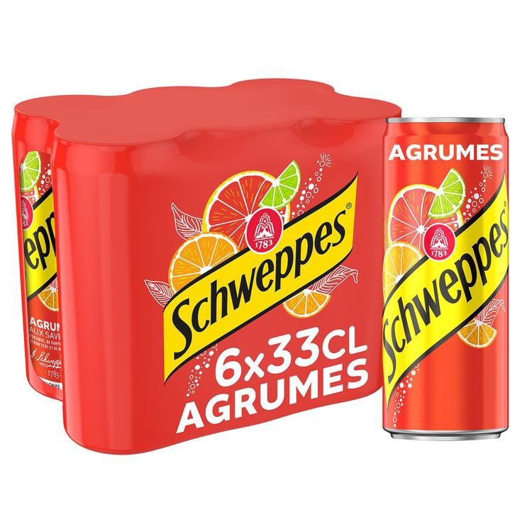SCHWEPPES AGRUMES 6x33 CL