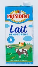 lait demi ÉcremÉ lactel 1l