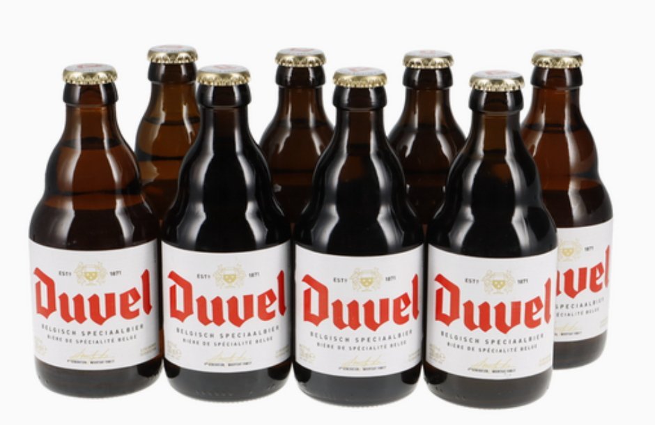 DUVEL bière blonde 8,5%. premium belgium beer
