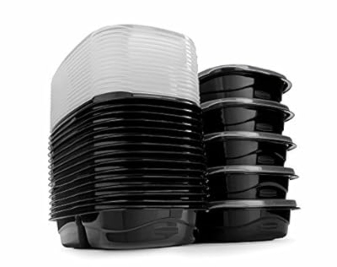 Lot de 10 barquettes microwable