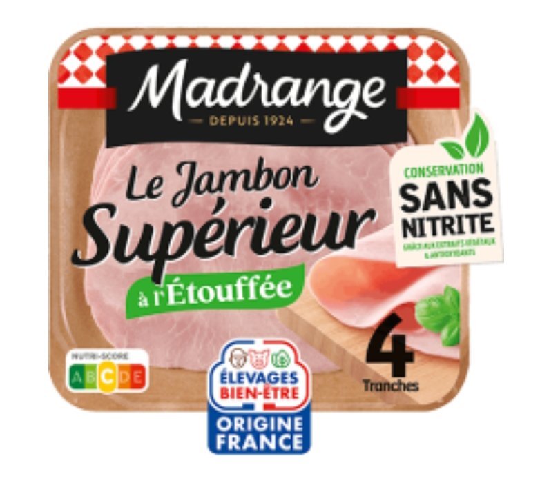 Jambon supérieur Madrange sans nitrite