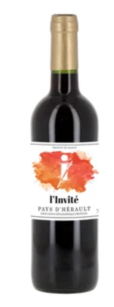 L'invité Vin du pays de l'Hérault 75cl